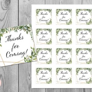thank-you-tags-2inches-greenery-wedding-bridal-shower